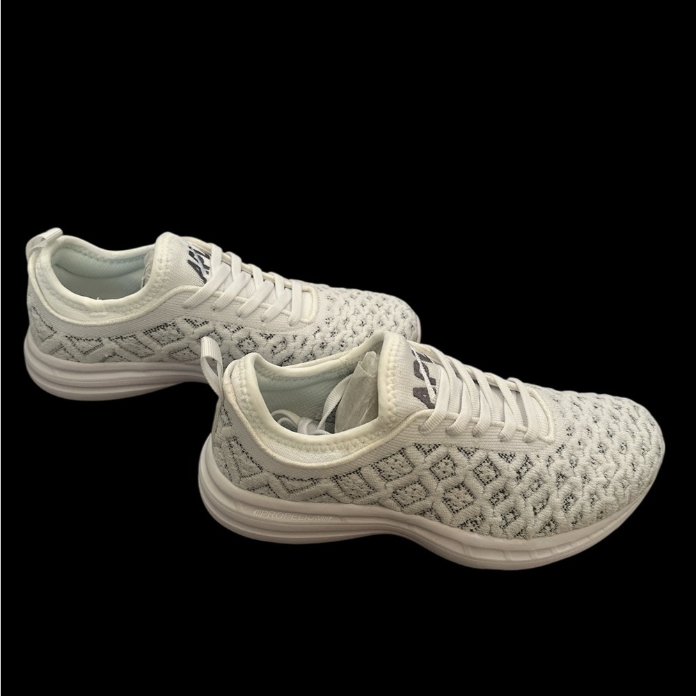 APL Women’s Techloom Phantom Sneakers White/Smoke Size 5 - Picture 4 of 9
